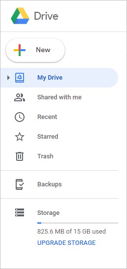 Create blank document - my drive