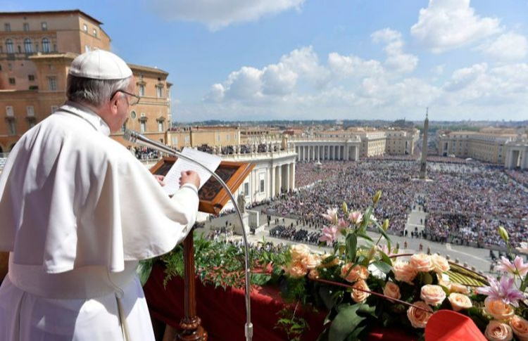Pope Francis Prays In Empty St. Peter's Square